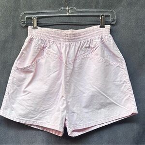Vintage pale pink shorts high elastic waist